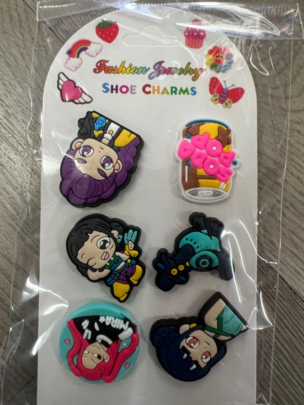 Cute Cartoon Shoe Charms - Multi Color